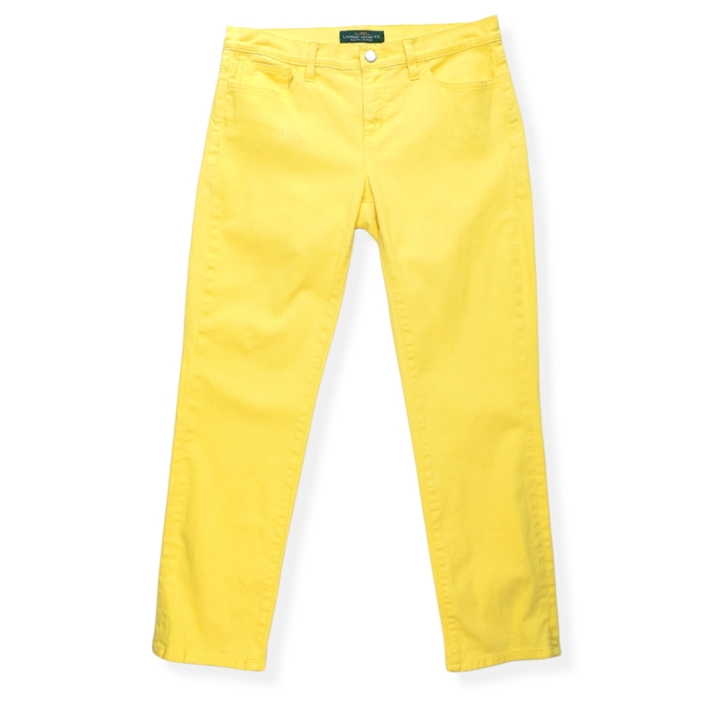 Ralph Lauren LRL Jeans Womens pants size 10 in Yellow